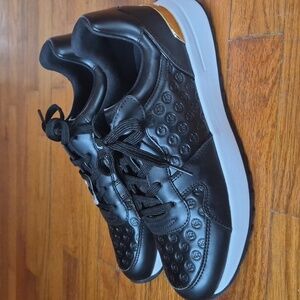 MICHAEL Michael Kors Black and Gold Sneakers